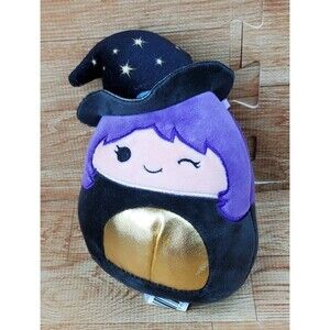 Squishmallows Voodie Witch Star Hat Gold Belly Halloween Plush